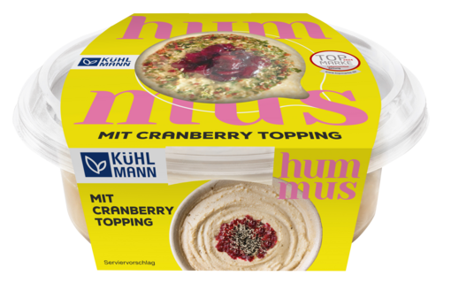 Hummus mit Cranberry Topping, 175 g