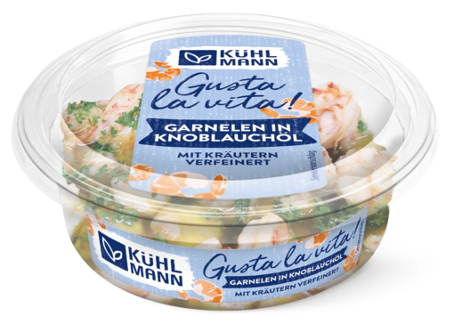 Garnelen in Knoblauchöl, 145 g