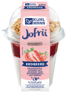 Cremiger Joghurt mit Erdbeeren, 285 g