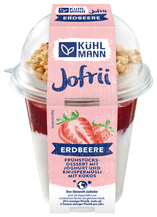 Cremiger Joghurt mit Erdbeeren, 285 g