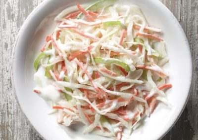 American raw veggie salad